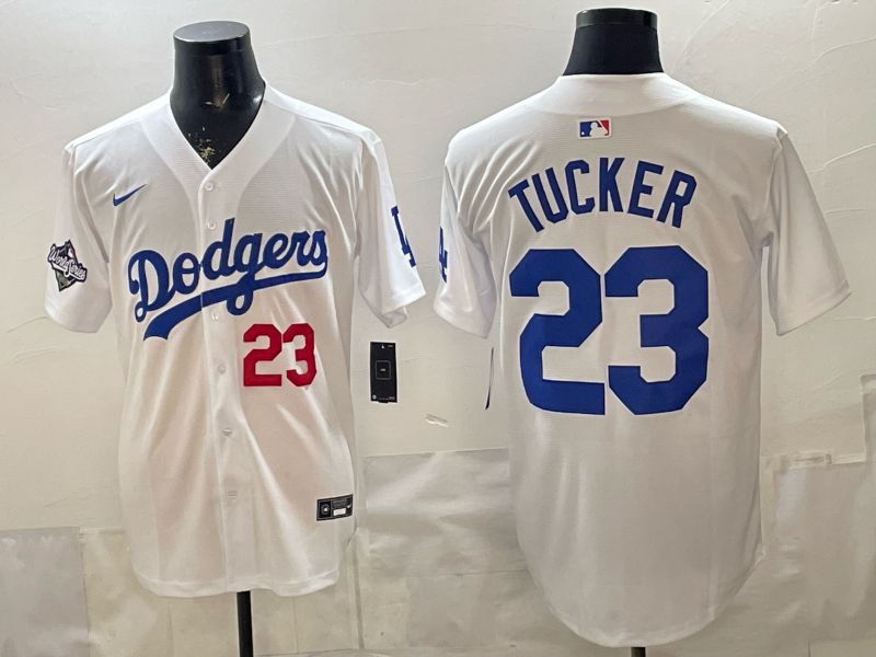 Men 2026 Los Angeles Dodgers #23 Tucker White Game Nike MLB Jersey style 008->los angeles dodgers->MLB Jersey